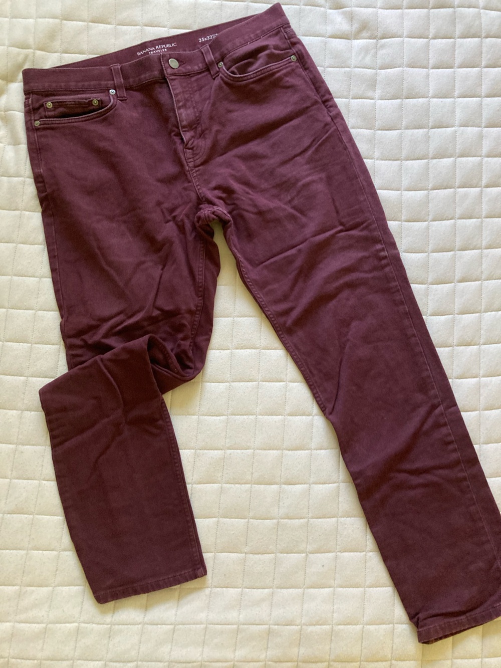 Banana Republic Men’s Burgundy Chinos